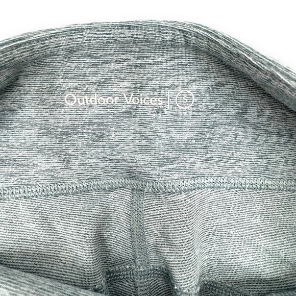 Outdoor Voices Warmup Leggings 7/8 Length Heather Blue Athleisure Athletic Small - Picture 6 of 8